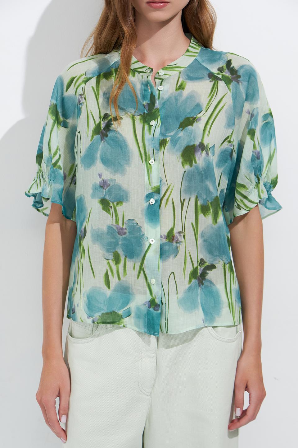 Блуза Luisa Cerano с цветочным принтом