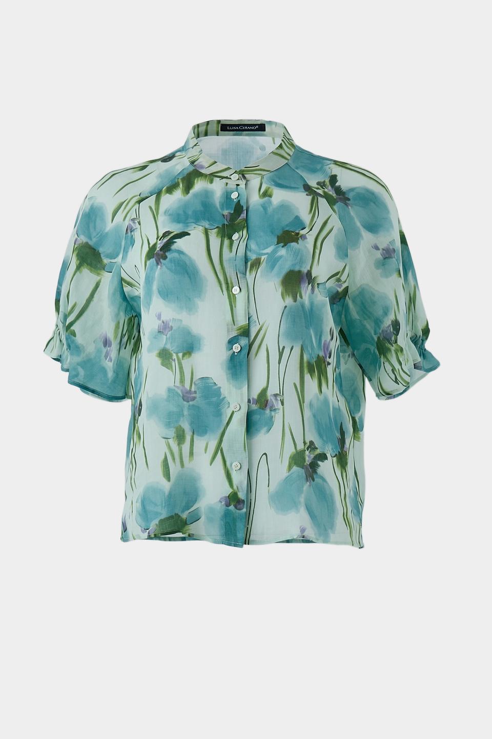 Блуза Luisa Cerano с цветочным принтом