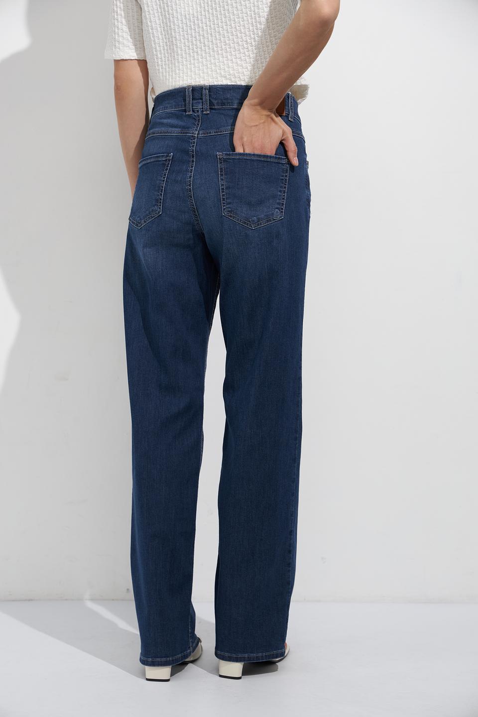 Джинсы Angels прямого кроя синие