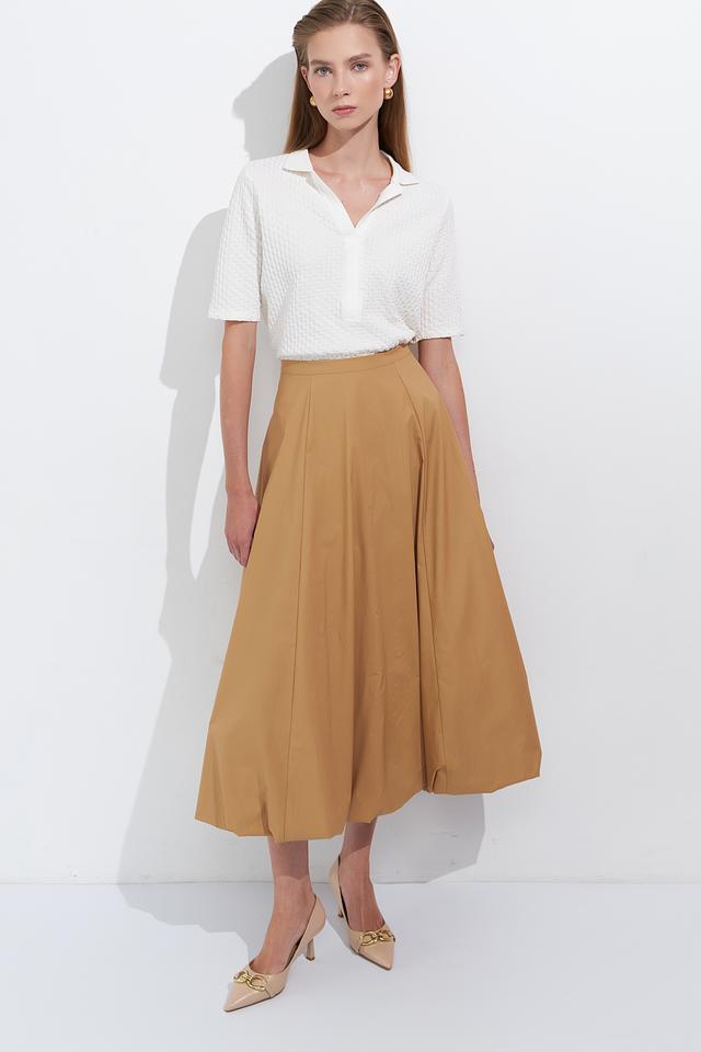 Юбка Zanetti расклешенная бежевая