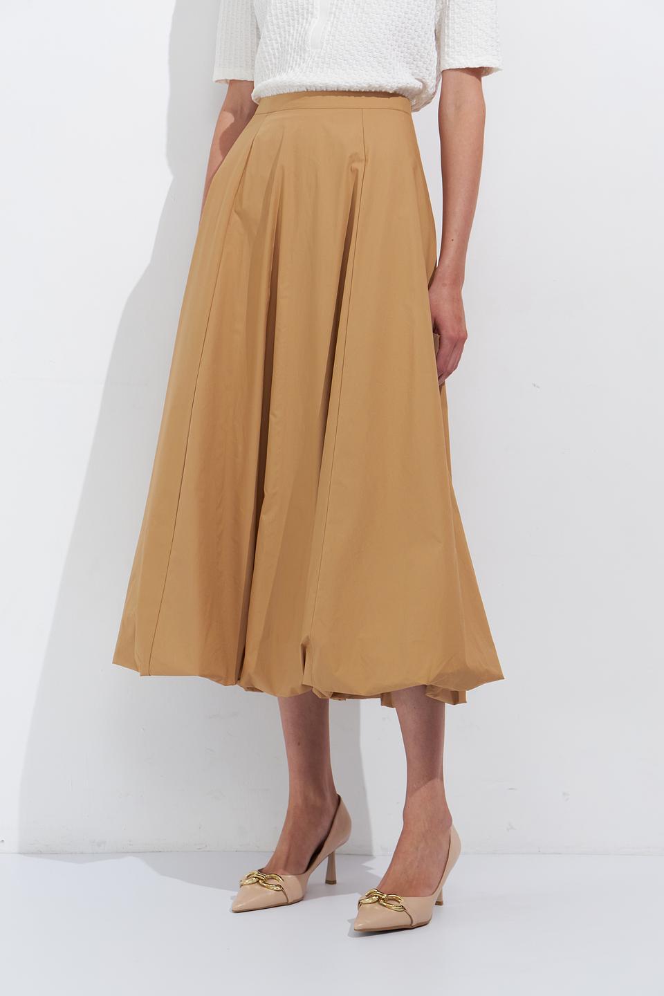 Юбка Zanetti расклешенная бежевая