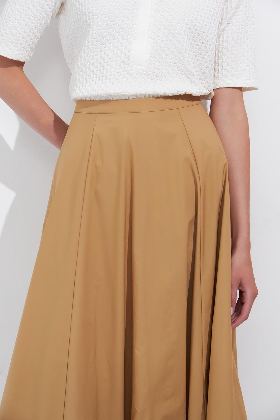 Юбка Zanetti расклешенная бежевая