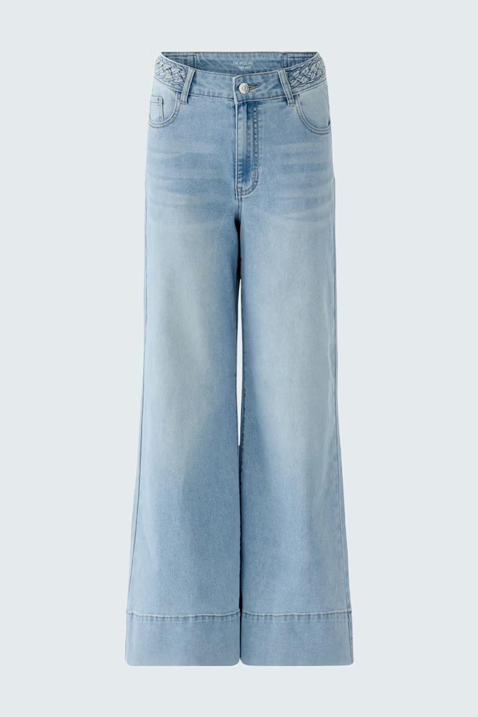 Джинсы Oui клеш голубой