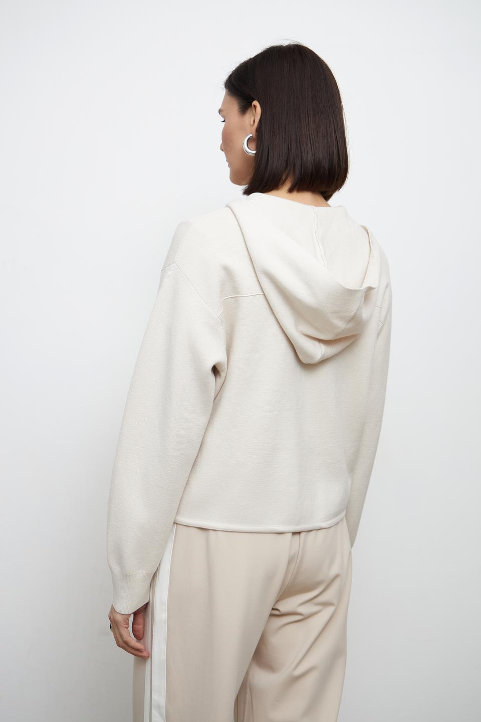 Жакет Lecomte с карманами бежевый