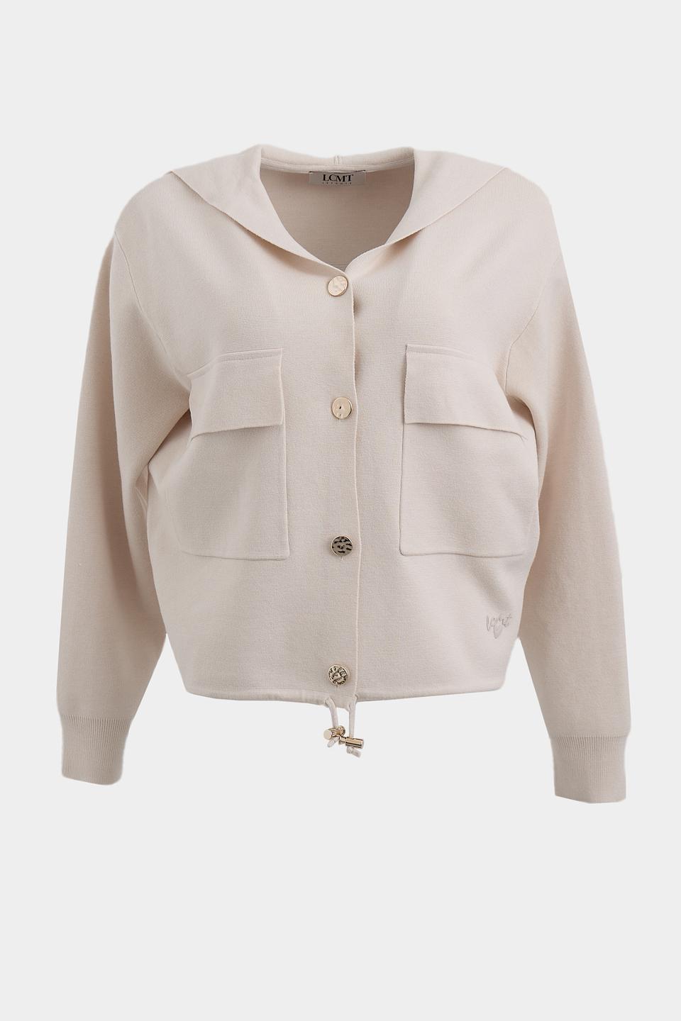 Жакет Lecomte с карманами бежевый