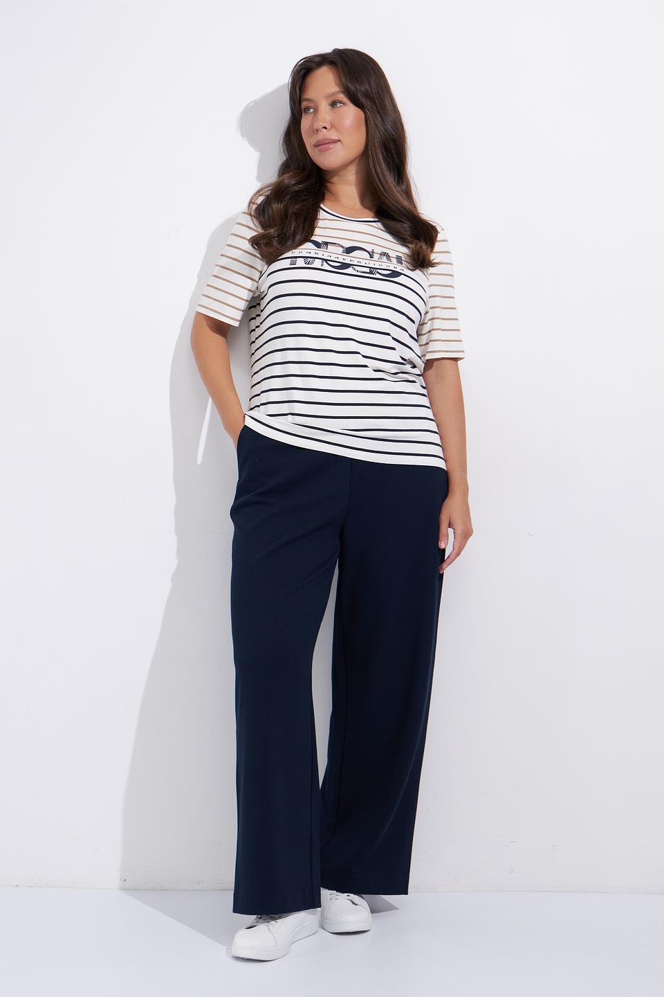 Брюки палаццо Rabe collection синие