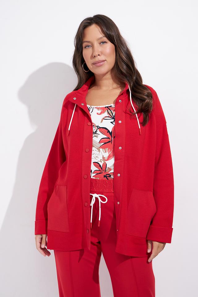 Жакет Olsen красный с отделкой