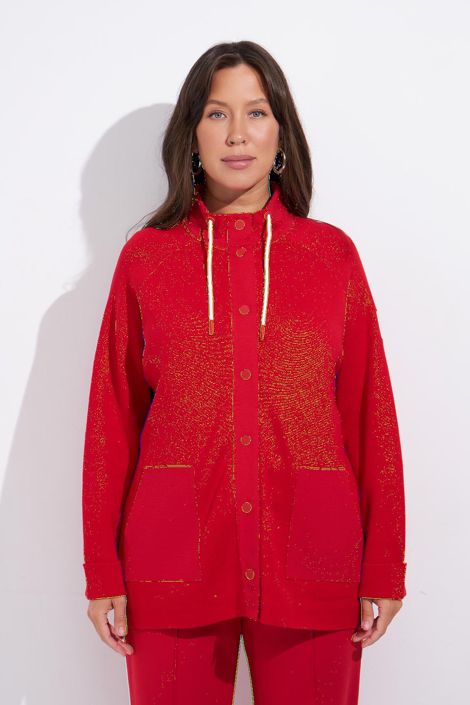 Жакет Olsen красный с отделкой