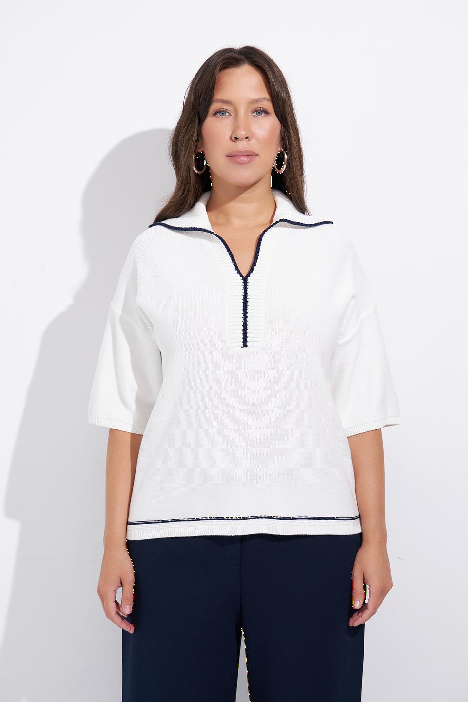 Пуловер Olsen с V-образным вырезом