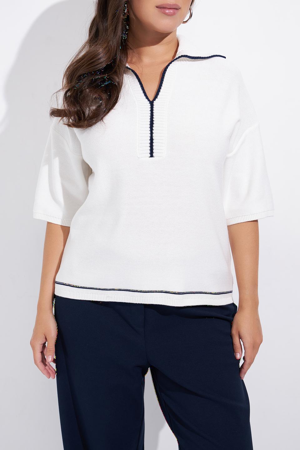 Пуловер Olsen с V-образным вырезом