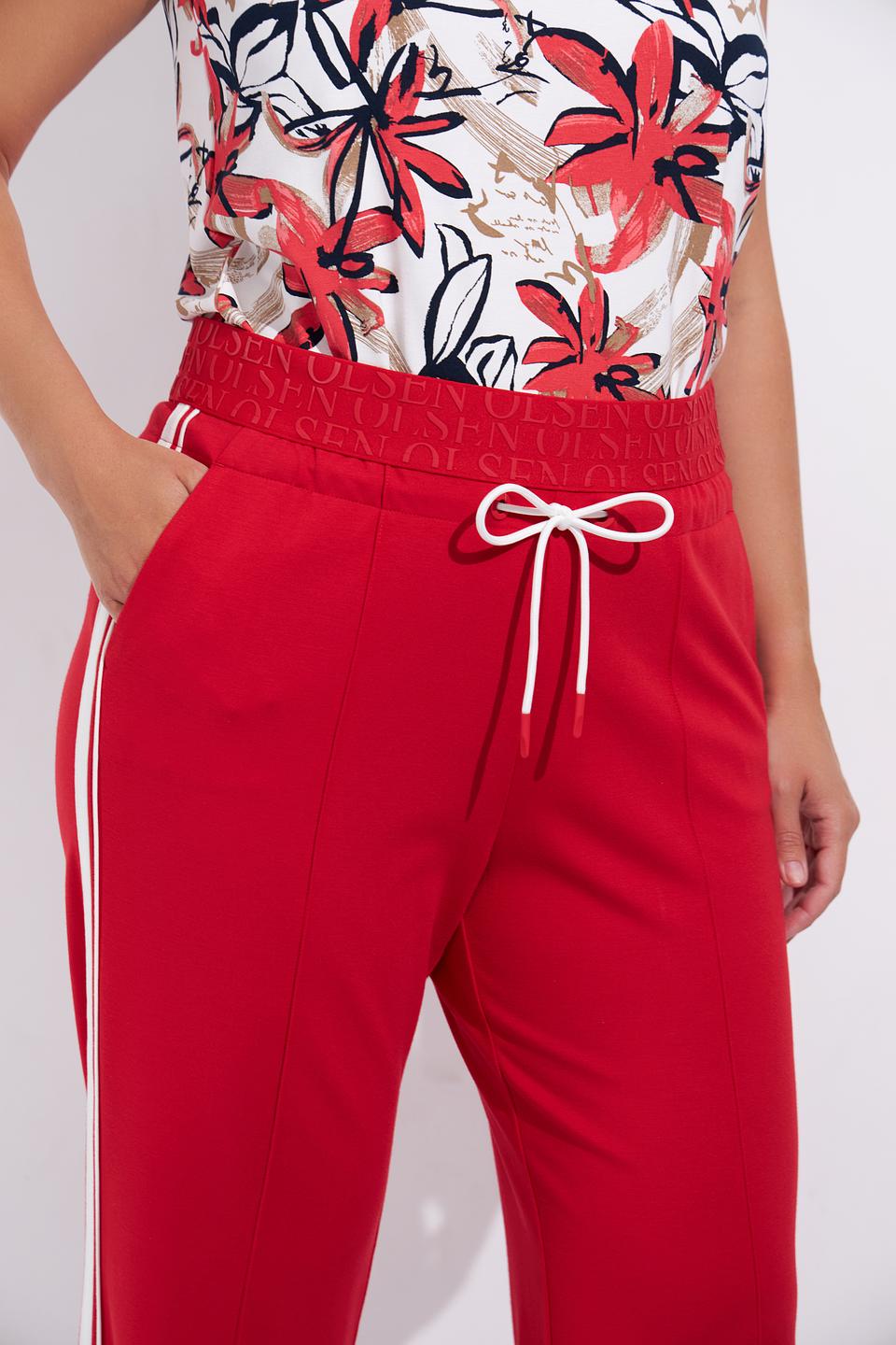 Брюки спортивные Olsen красные