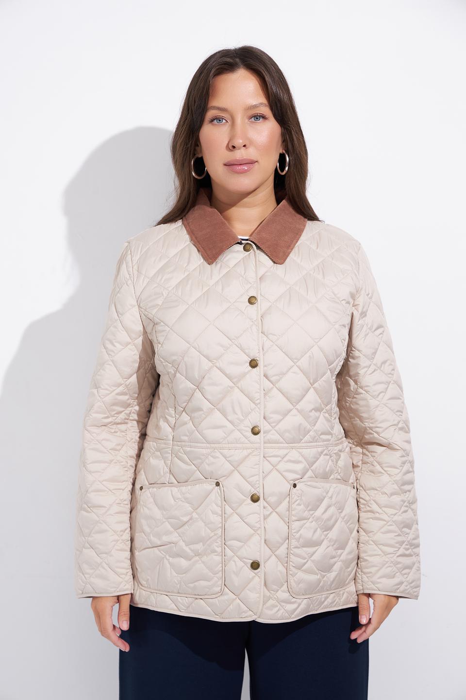 Куртка стеганая Betty Barclay бежевая
