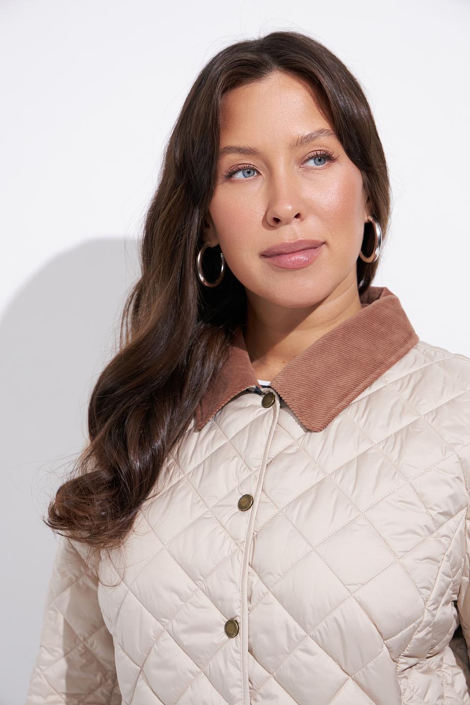 Куртка стеганая Betty Barclay бежевая