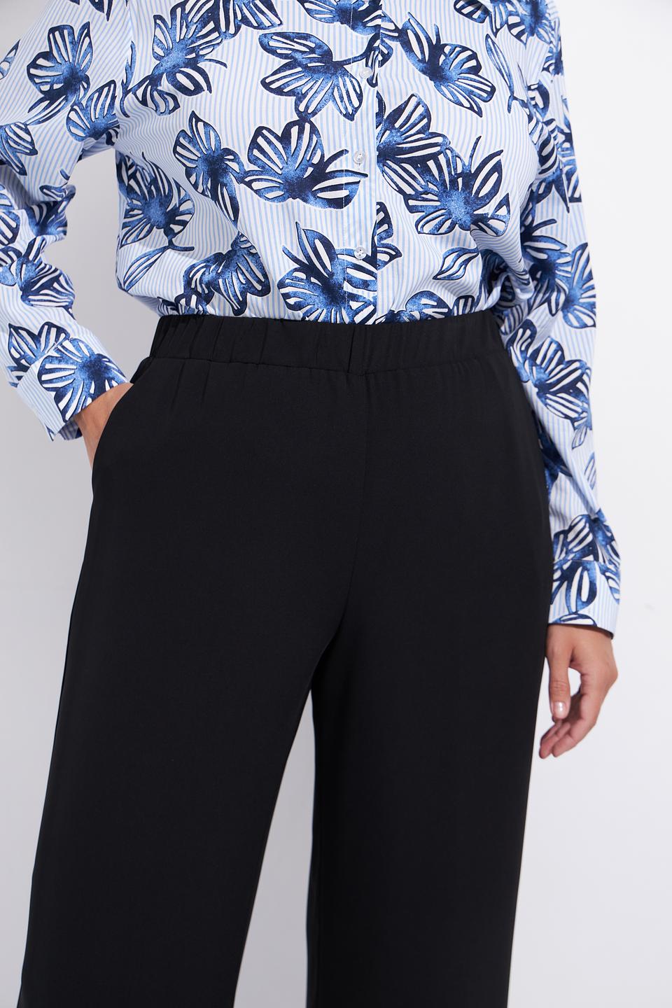 Брюки Gaia чёрные палаццо