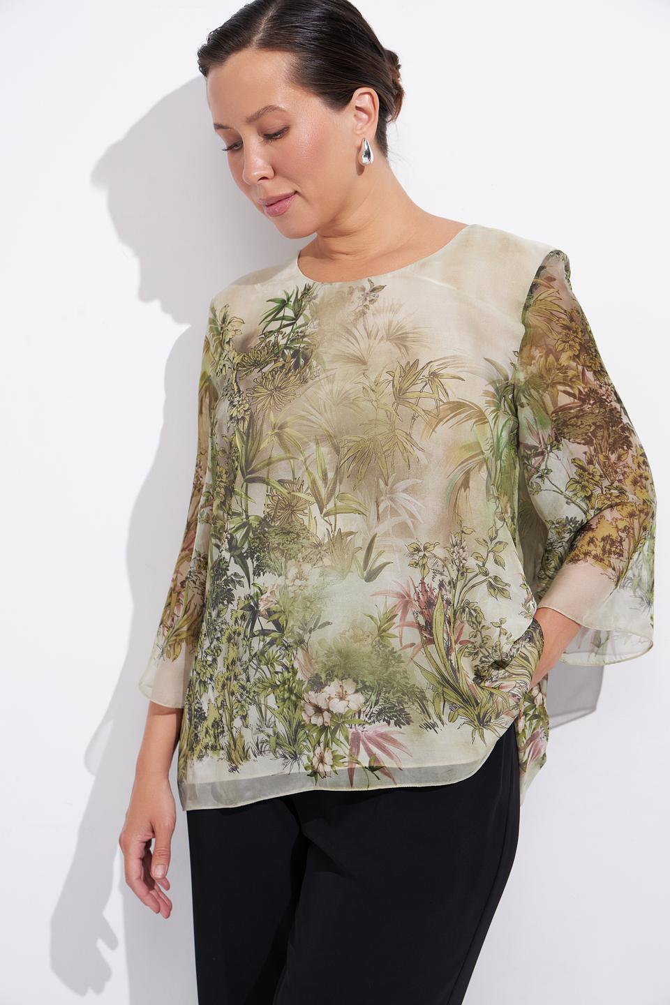 Блуза Gaia с тропическим принтом
