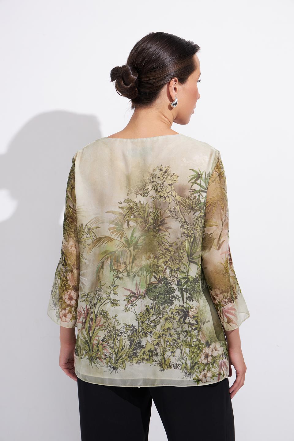 Блуза Gaia с тропическим принтом