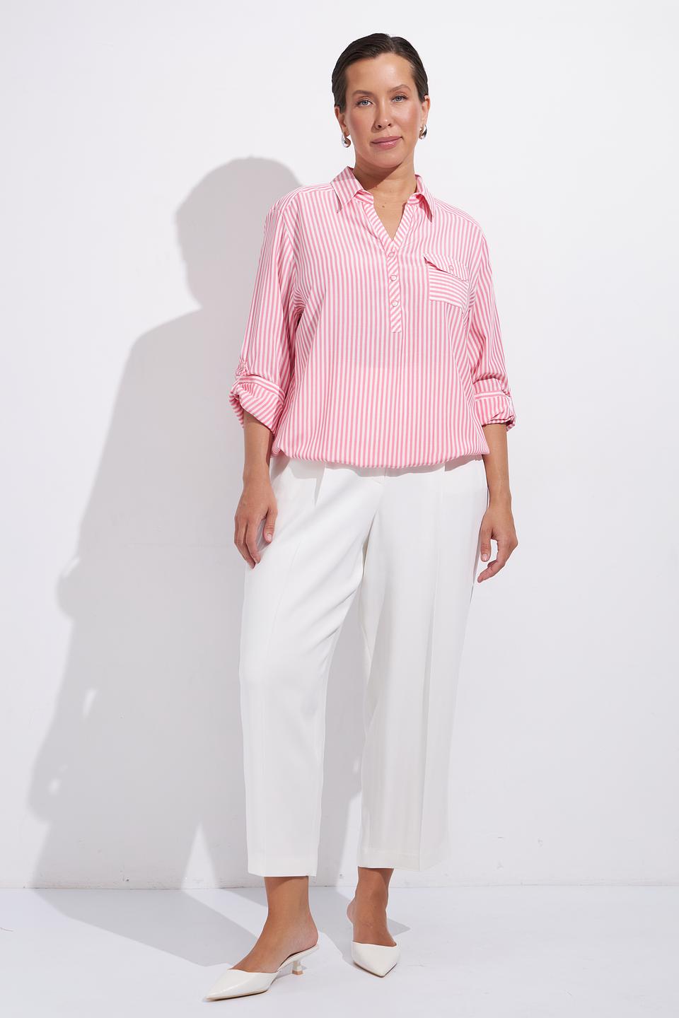 Блуза Bianca в полоску