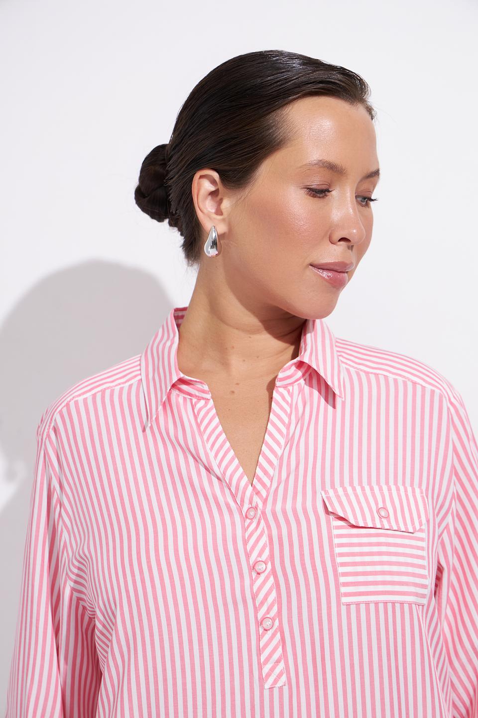 Блуза Bianca в полоску