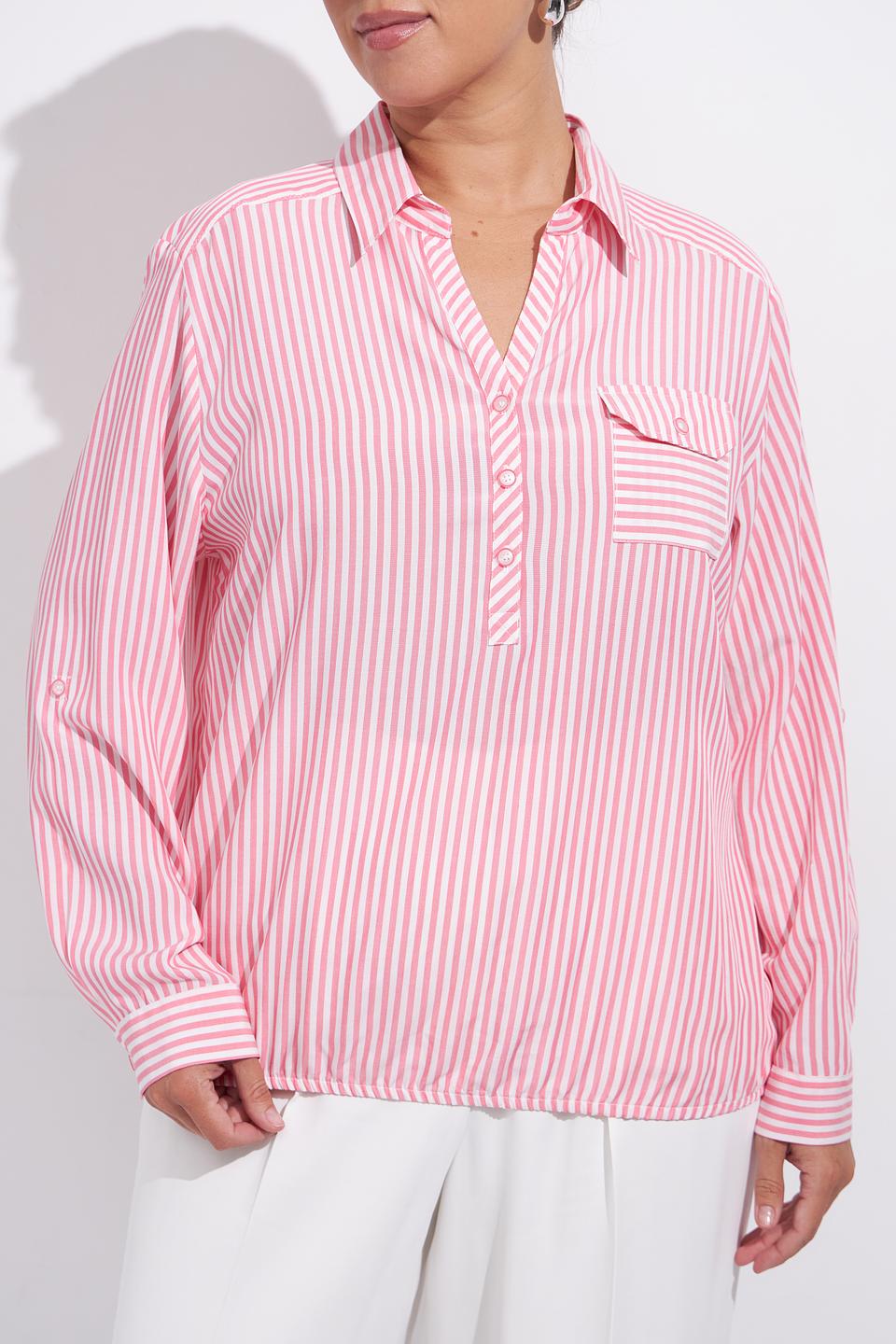 Блуза Bianca в полоску