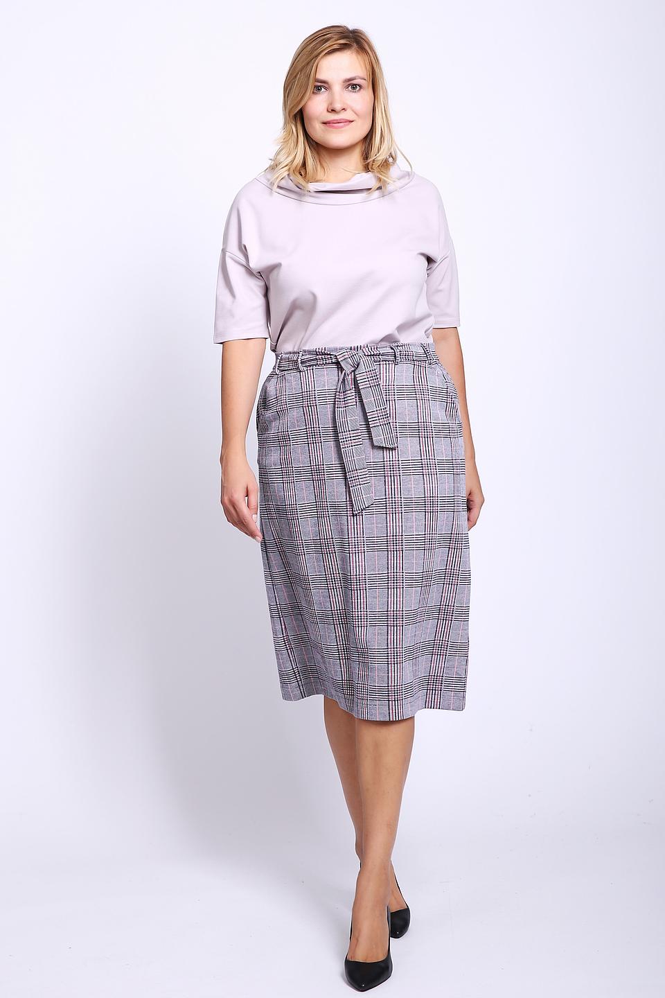 Юбка Gerry Weber в клетку с поясом