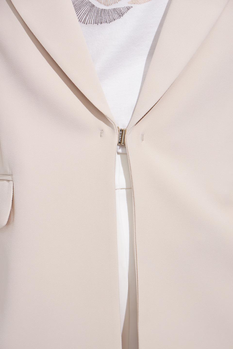 Жакет Bianca бежевый с 3/4 рукавом