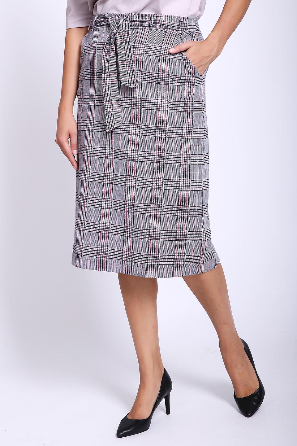 Юбка Gerry Weber в клетку с поясом