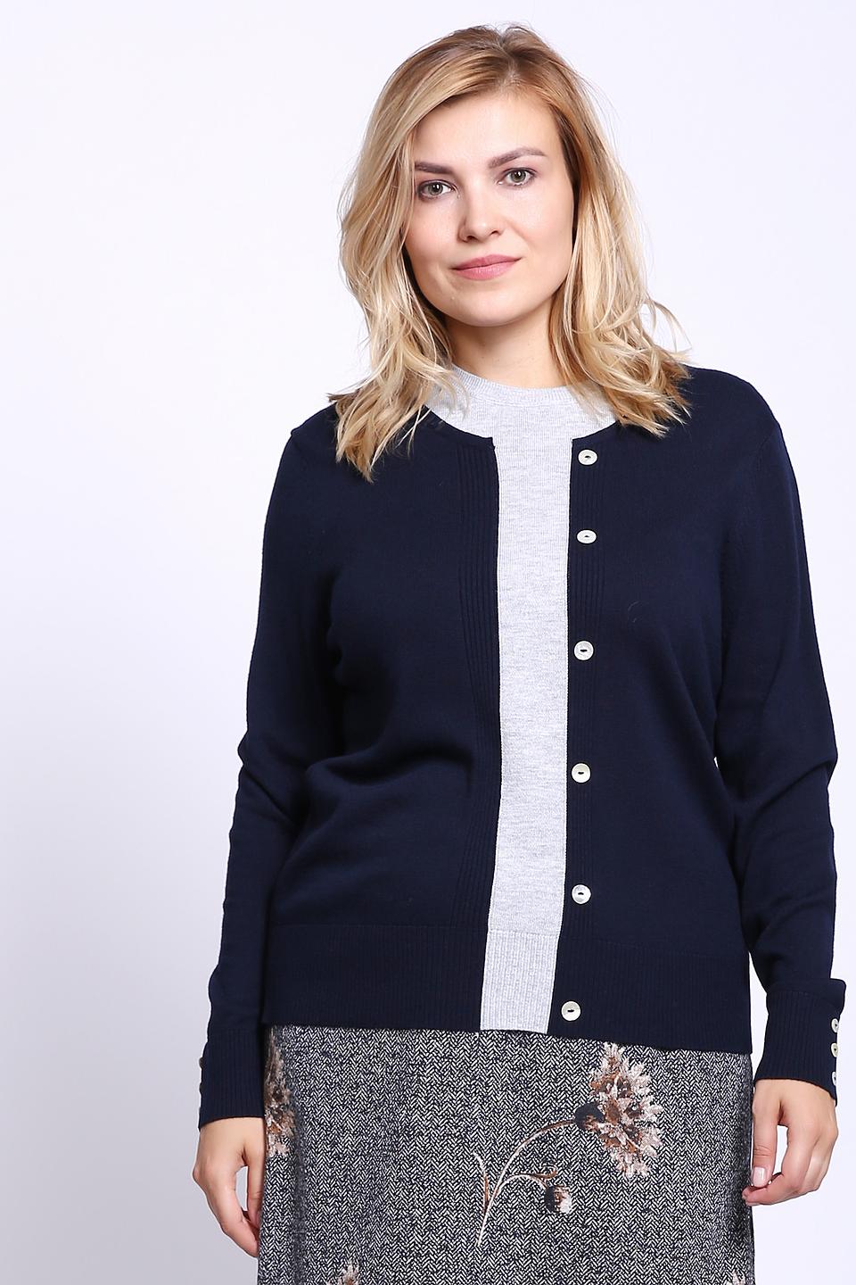 Пуловер Gerry Weber с вышивкой тёмно-синий