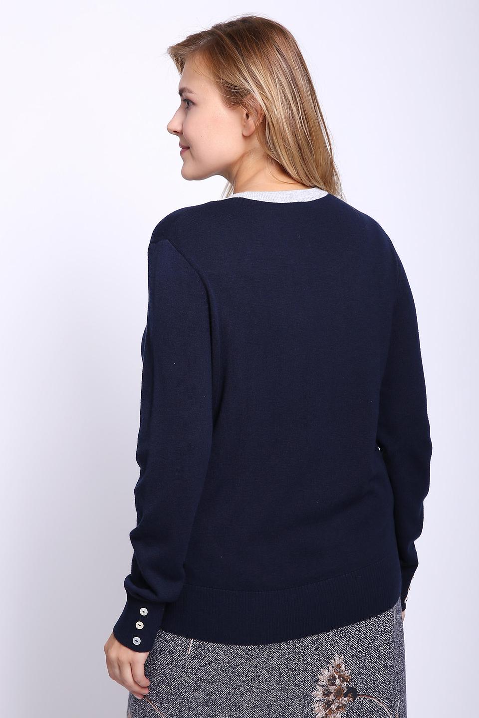 Пуловер Gerry Weber с вышивкой тёмно-синий