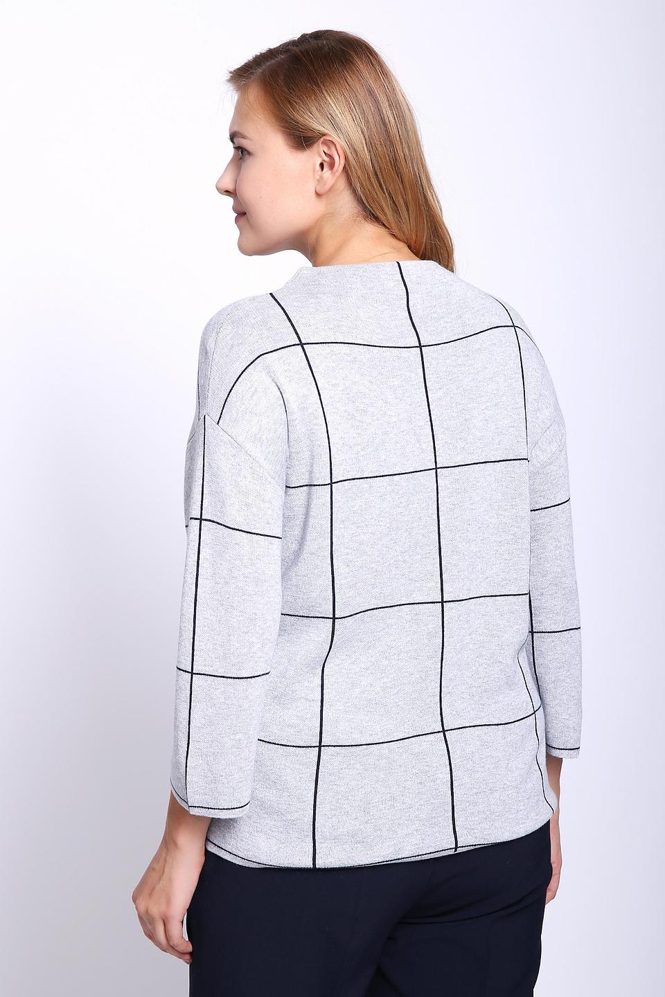 Пуловер Gerry Weber клетка серый