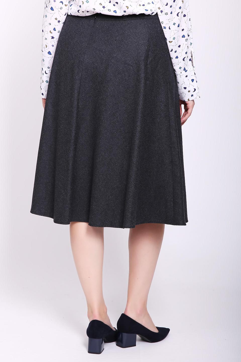 Юбка Gerry Weber серая с тонким ремнем