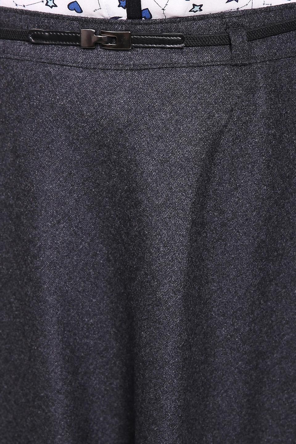 Юбка Gerry Weber серая с тонким ремнем