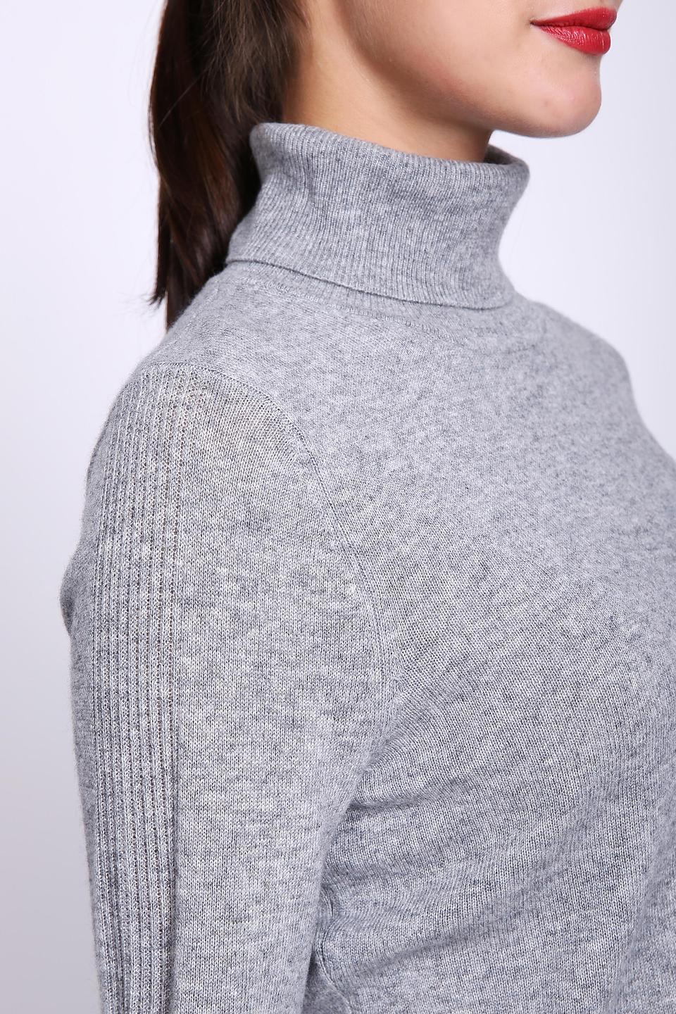 Пуловер Gerry Weber с горлом серый