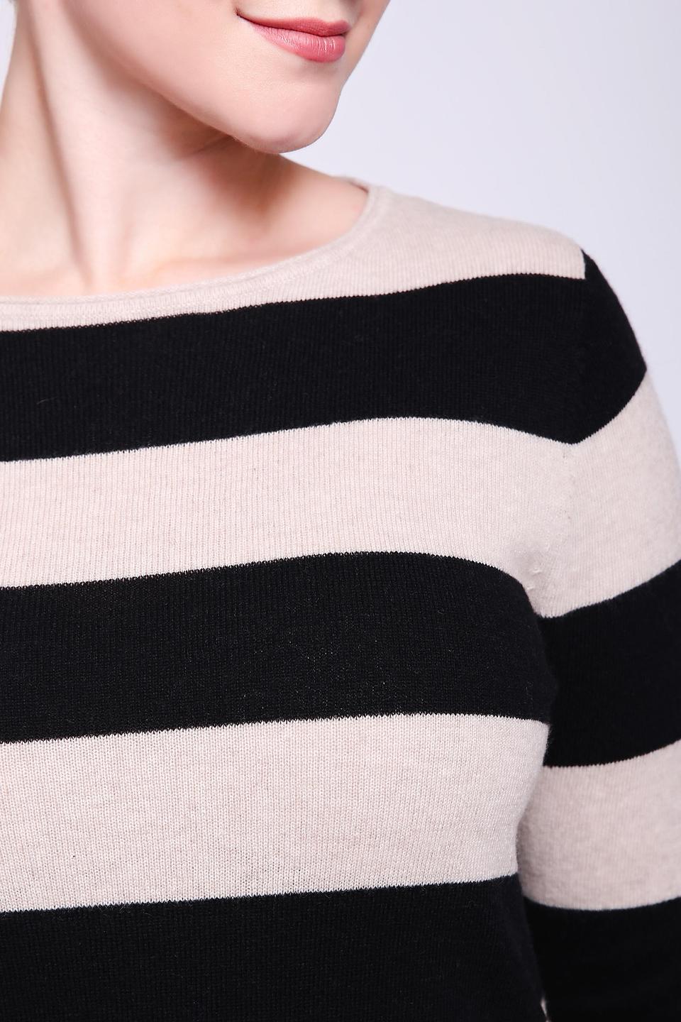 Пуловер Gerry Weber в полоску бежевый