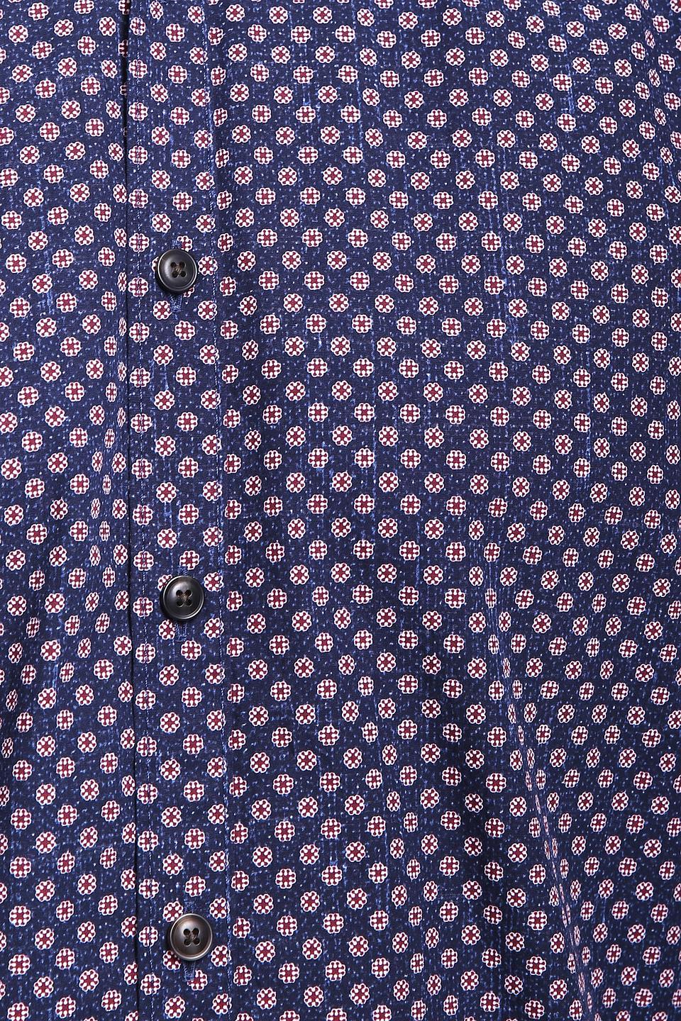 Рубашка Olymp men синяя с узором