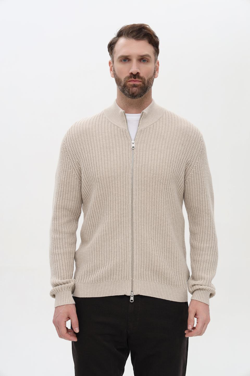 Кардиган Cinque на молнии бежевый