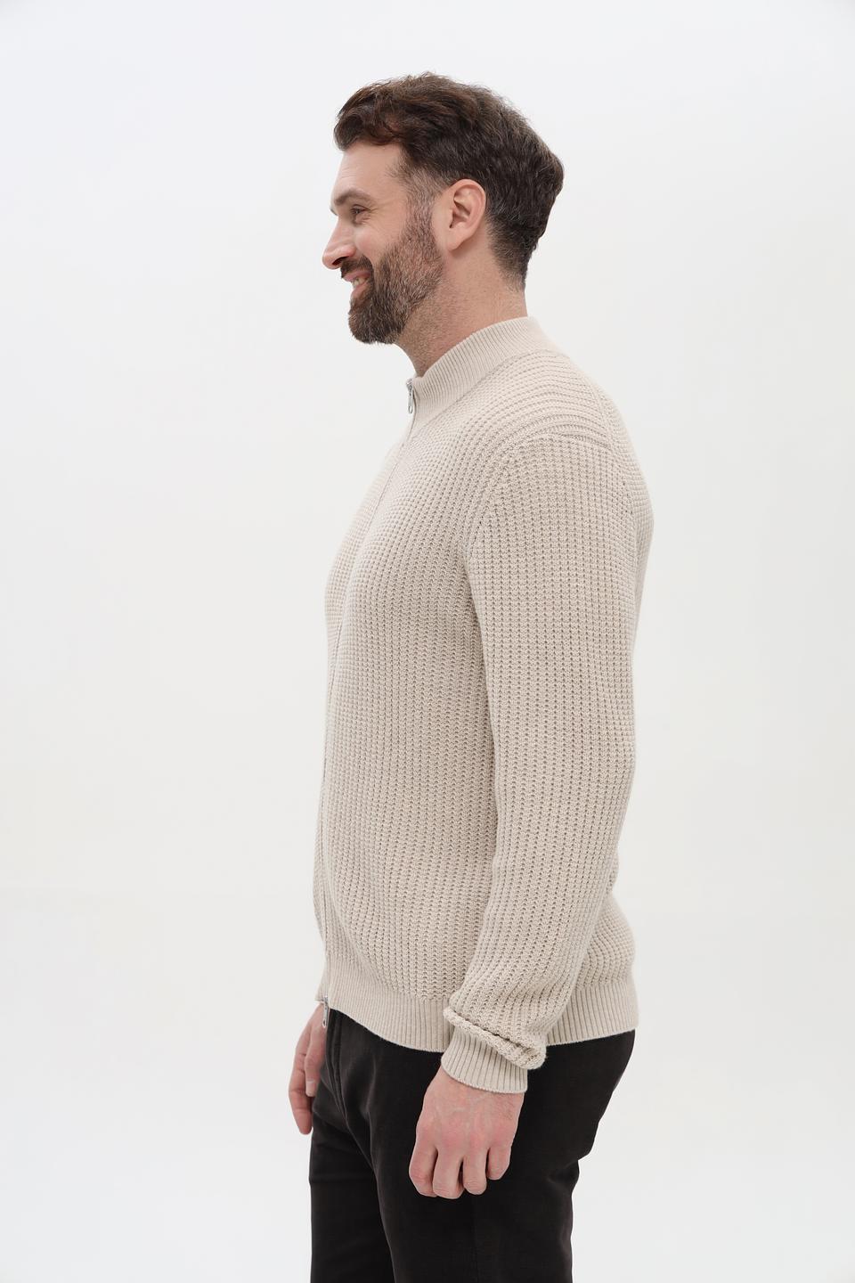 Кардиган Cinque на молнии бежевый