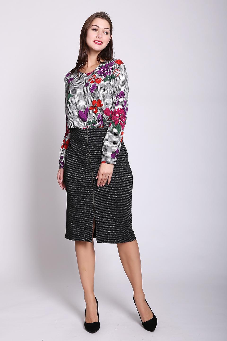 Юбка Gerry Weber чёрная с текстурой