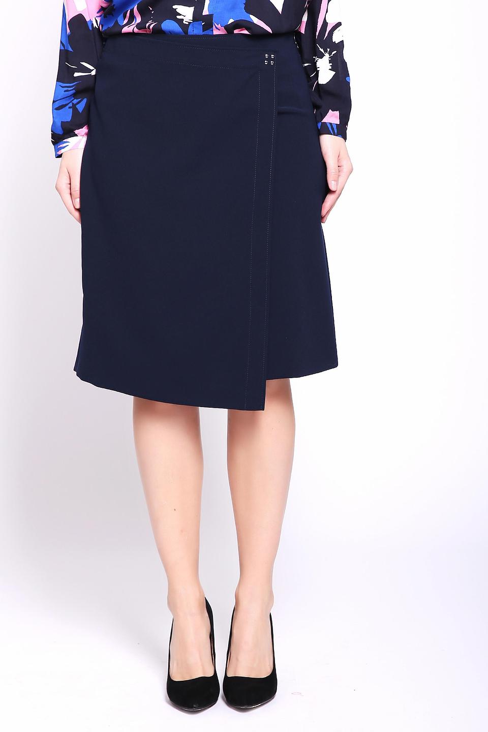 Юбка Gerry Weber темно-синяя с запахом