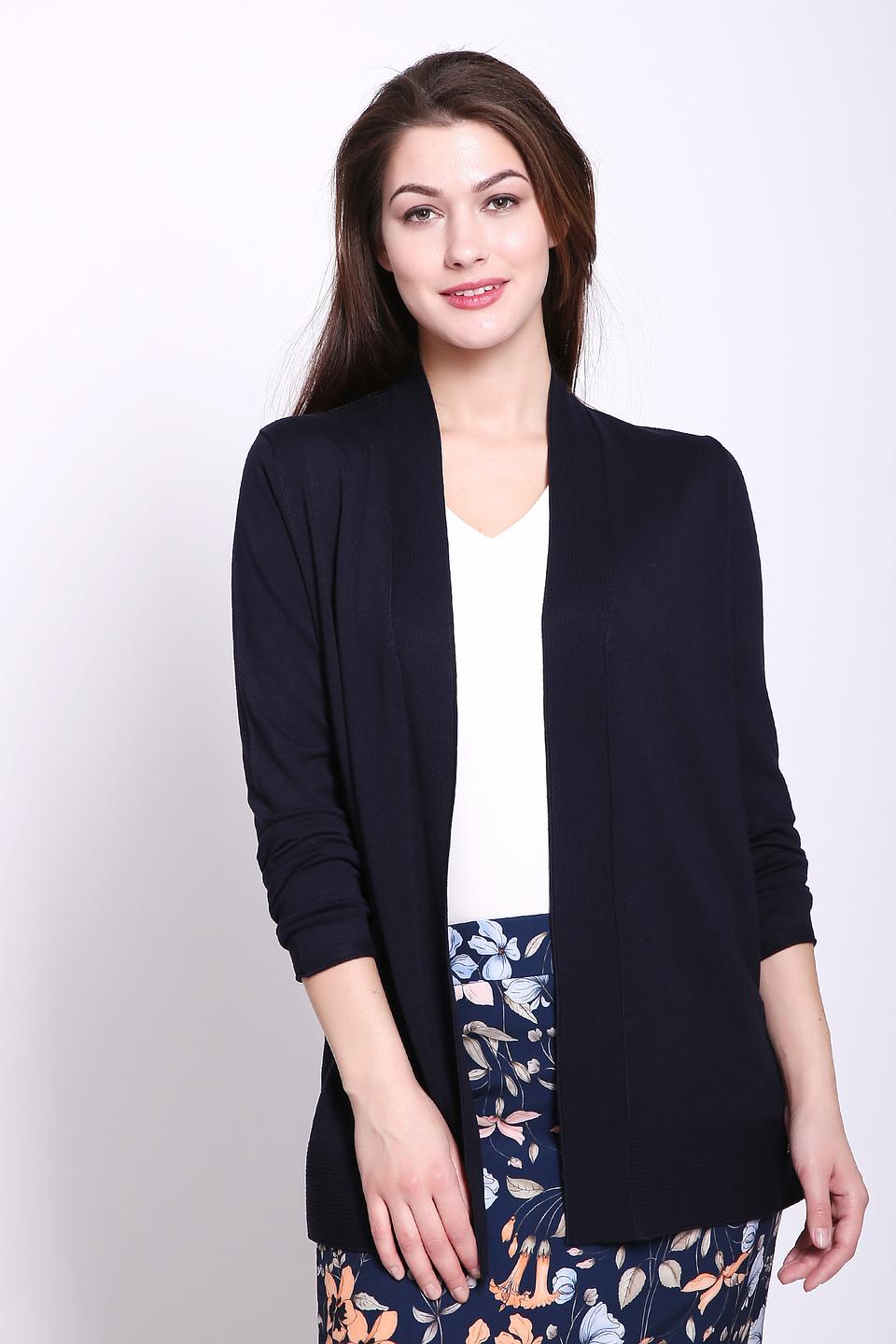 Жакет Gerry Weber, однотонный, темно-синий