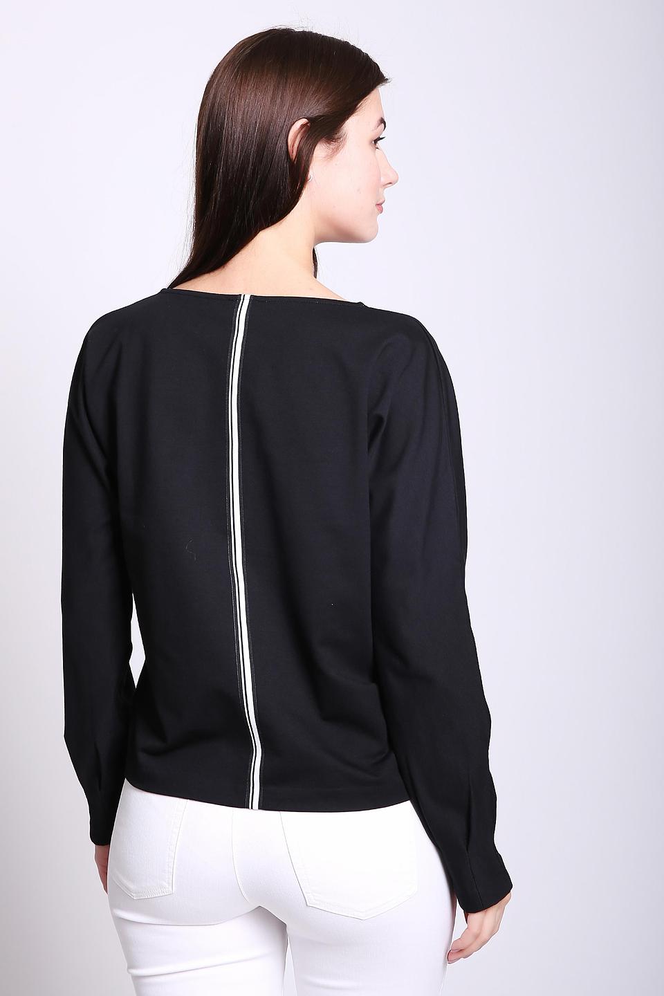 Пуловер Gerry Weber чёрный с жёлтыми цветами и полосой