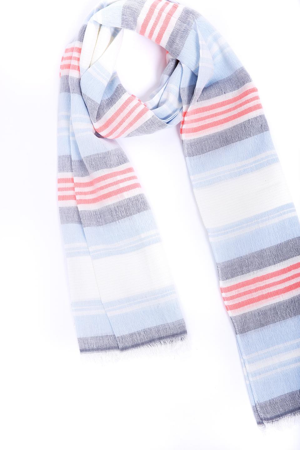 Шарф Gerry Weber полоскатый голубой