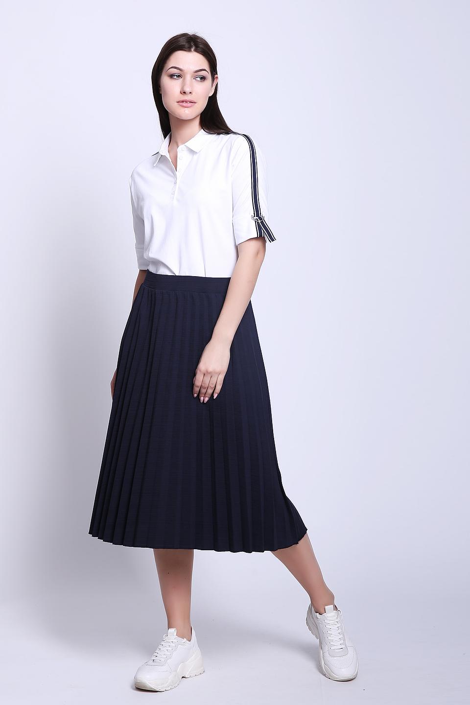 Юбка Gerry Weber плиссированная тёмно-синяя