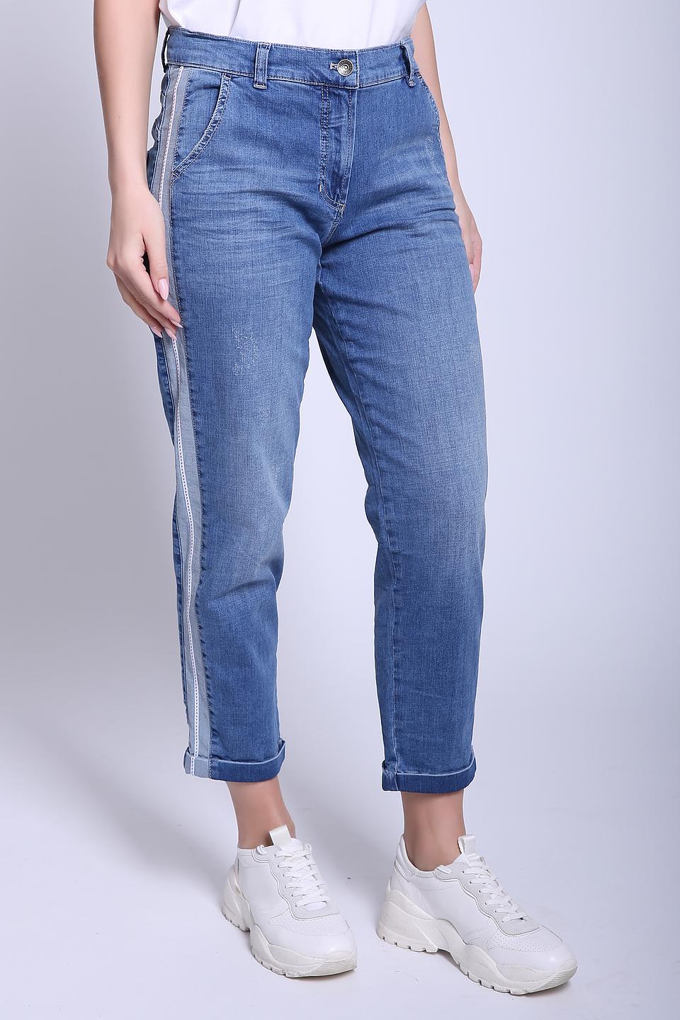 Джинсы Gerry Weber с полосой голубые