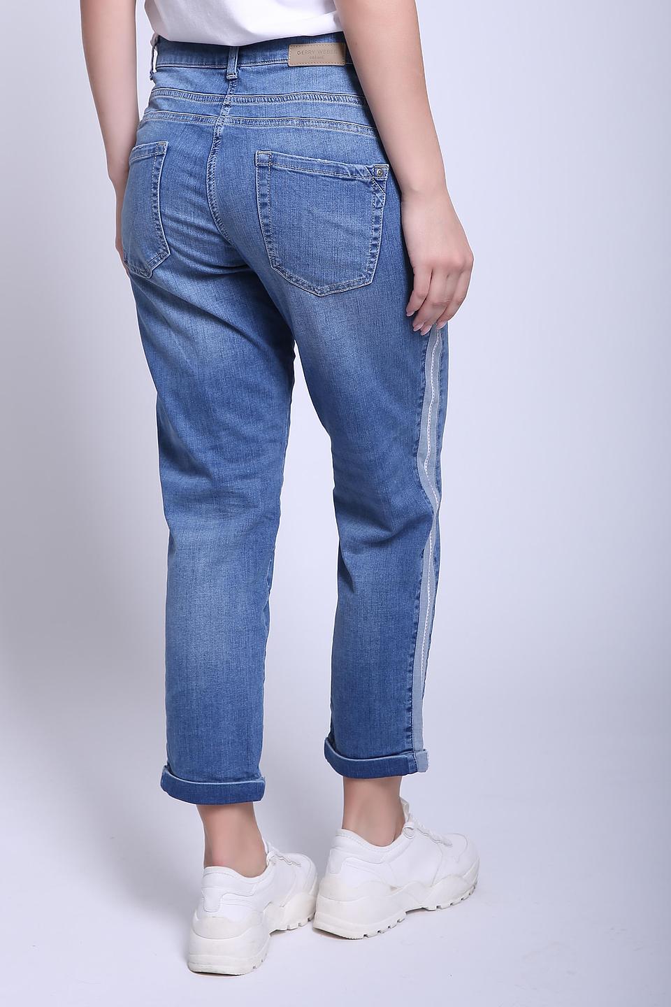 Джинсы Gerry Weber с полосой голубые