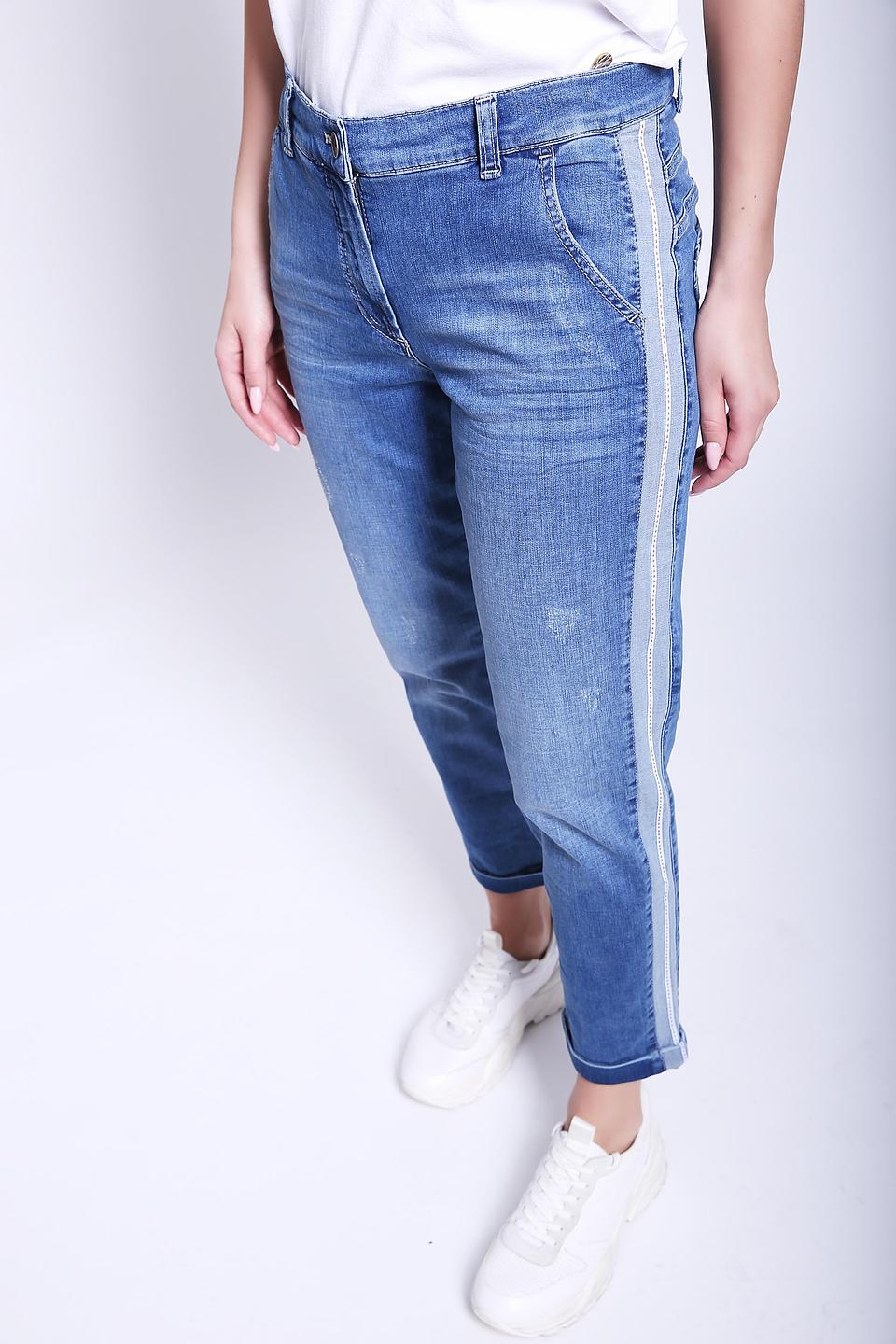 Джинсы Gerry Weber с полосой голубые