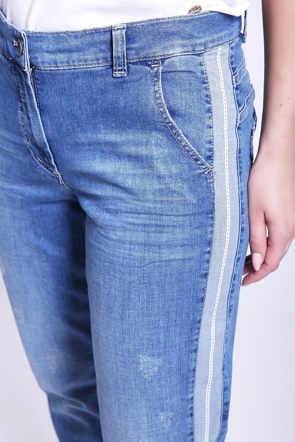 Джинсы Gerry Weber с полосой голубые