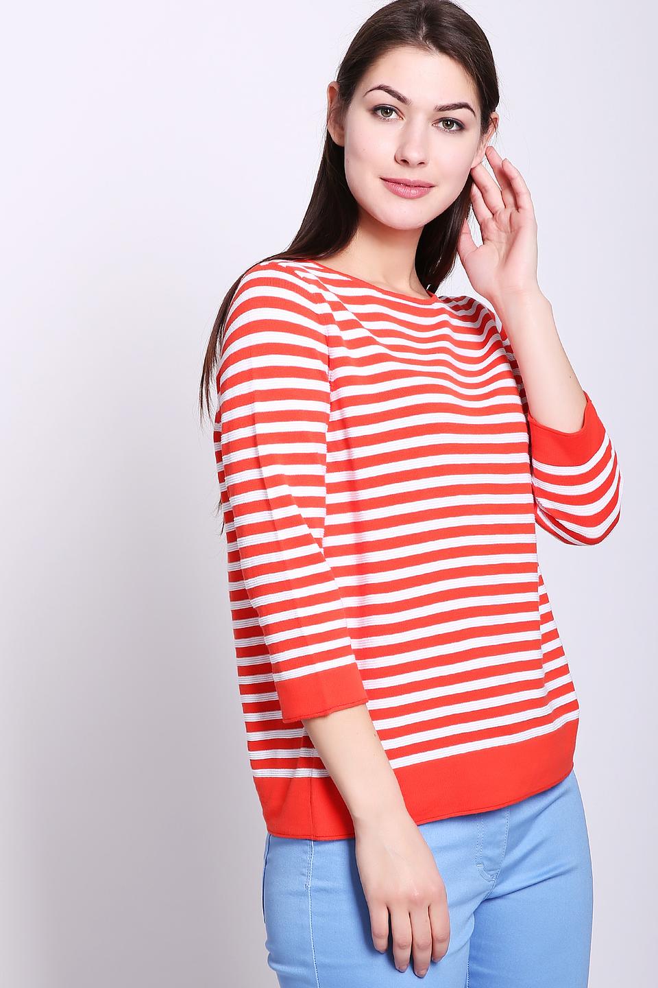 Пуловер Gerry Weber в полоску красный