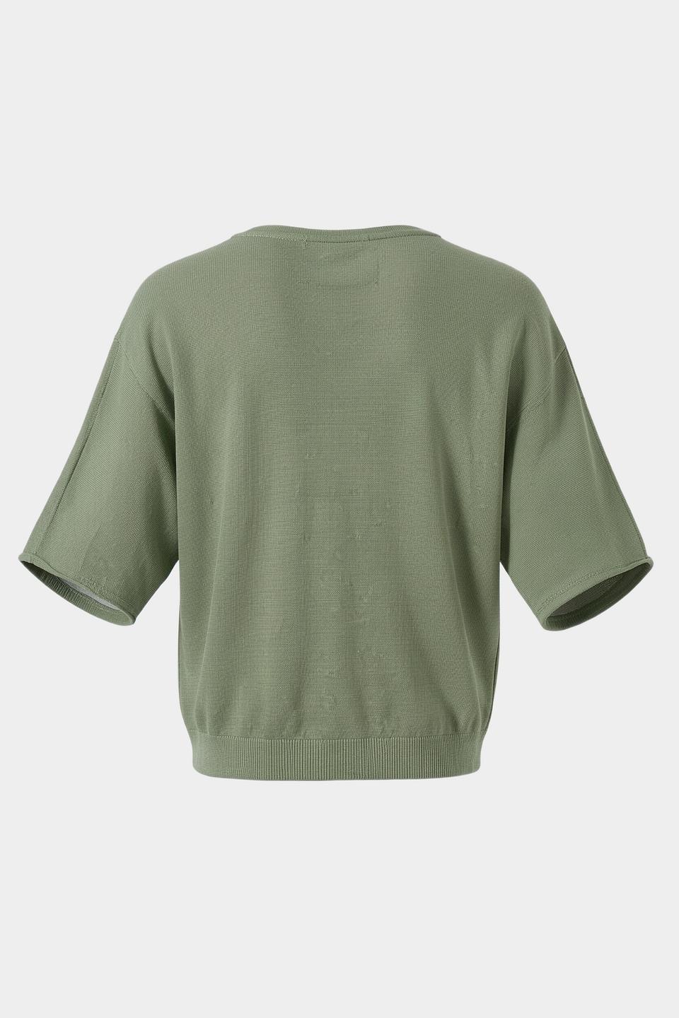 Пуловер Luisa Cerano оливковый