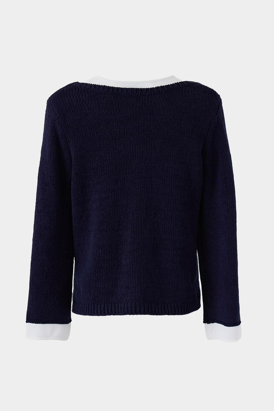Пуловер Monari тёмно-синий