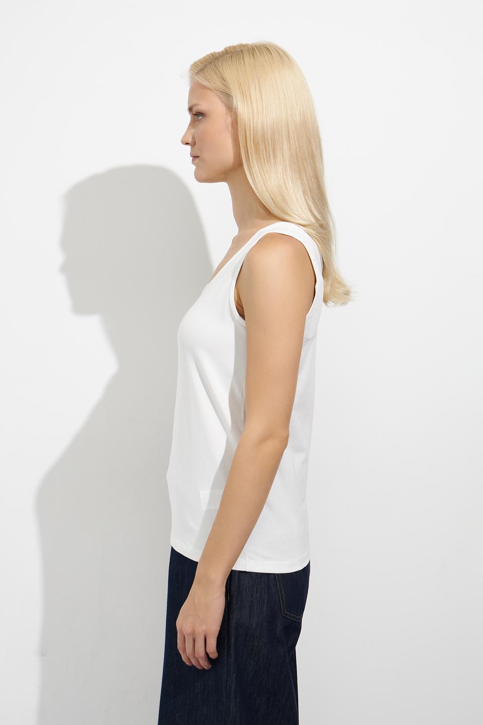 Топ Tom Tailor белый базовый